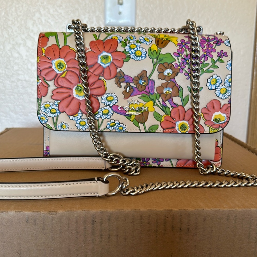 Coach Klare Crossbody Floral Print purse
